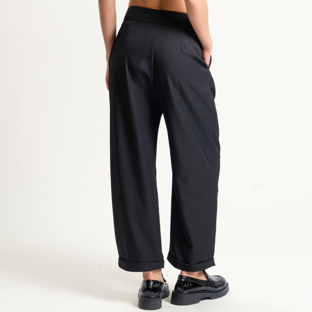 Vicolo- Pantalone con pinces - nero