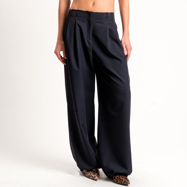 Vicolo-Pantalone con pinces - nero