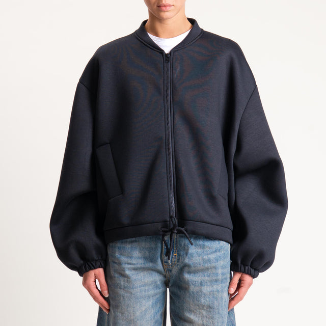 Vicolo-Bomber neoprene - nero