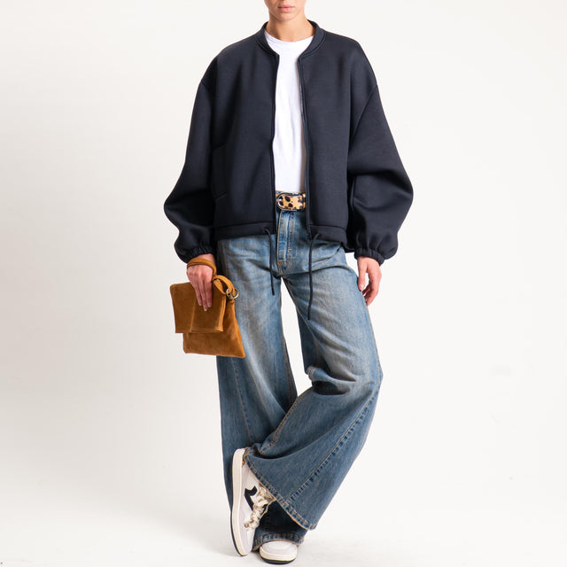 Vicolo-Bomber neoprene - nero