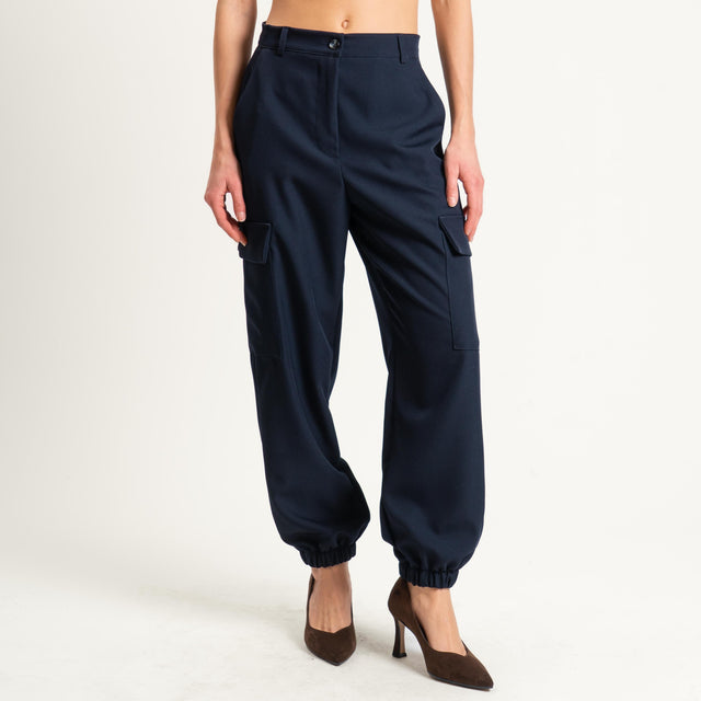 Vicolo-Pantalone cargo - blu