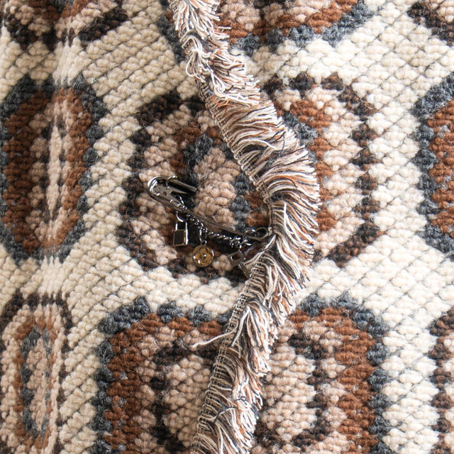 Vicolo-Cardigan misto lana fantasia - moro/latte