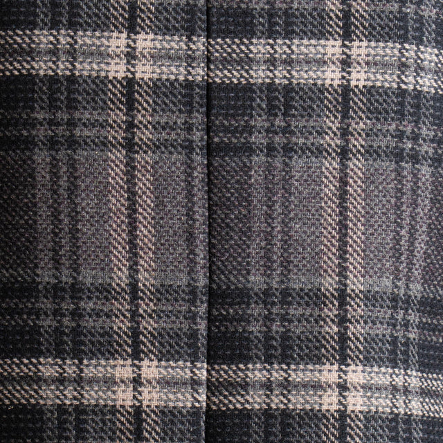 Vicolo-Giacca check misto lana con spille - grigio/nero/beige