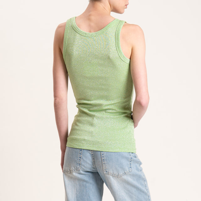 Vicolo-Top in lurex - verde mela