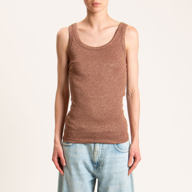 Vicolo-Top in lurex - cherry