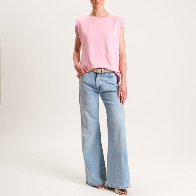 Vicolo-T-shirt con spalline - bubble