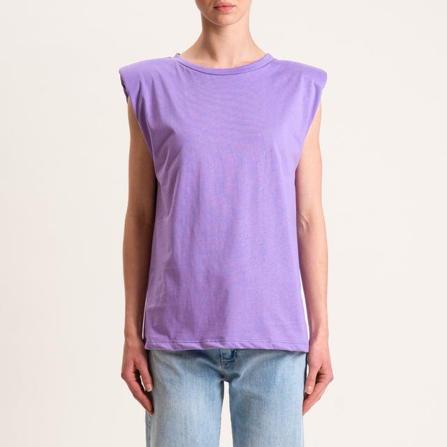 Vicolo-T-shirt con spalline - glicine