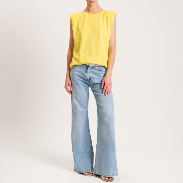 Vicolo-T-shirt con spalline - lime