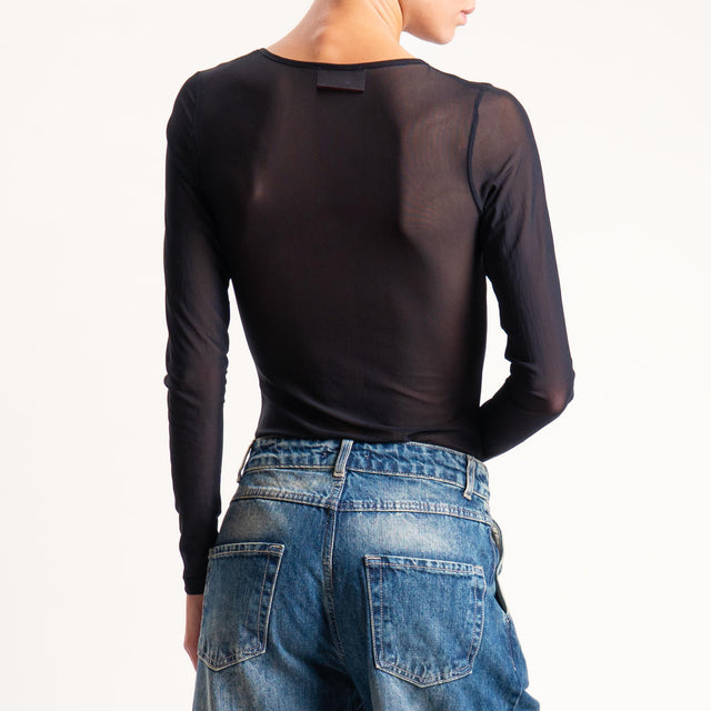 Vicolo-Body elasticizzato - nero