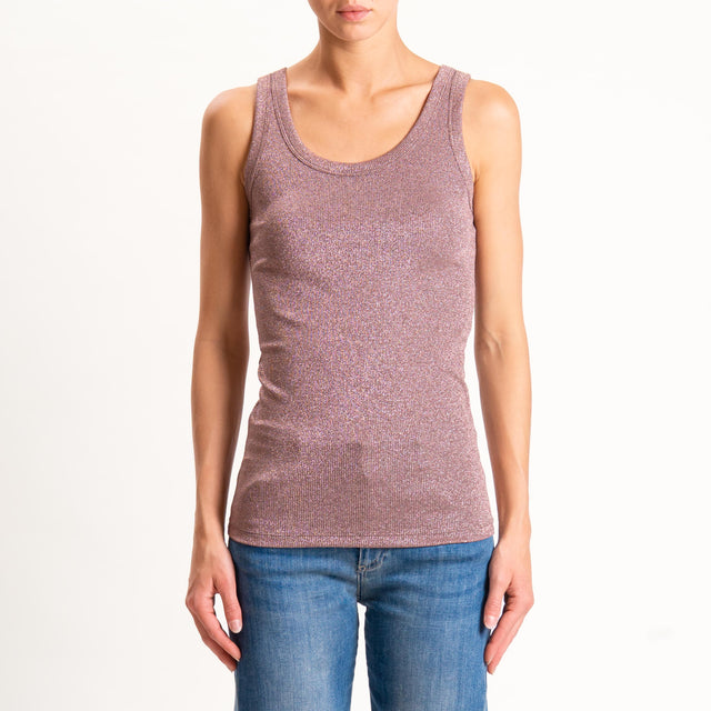 Vicolo-Top lurex - blush