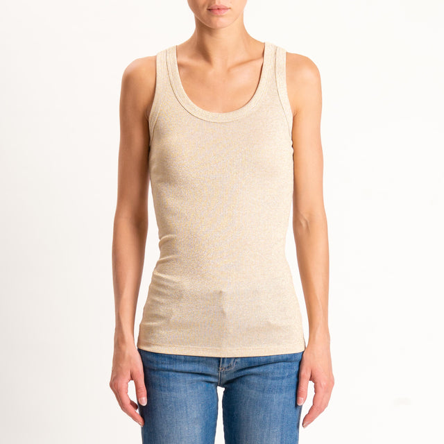 Vicolo-Top lurex - gold