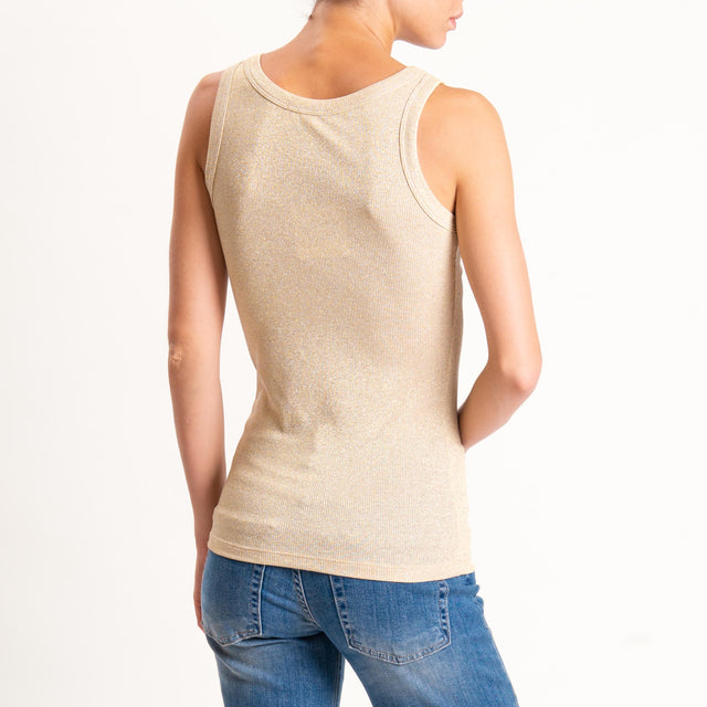 Vicolo-Top lurex - gold