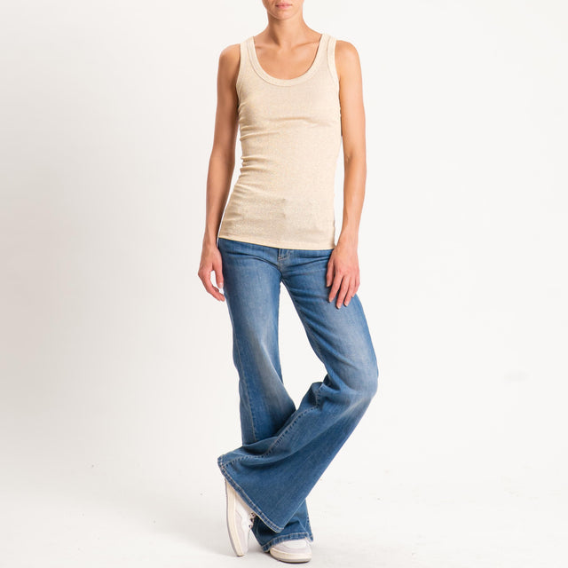 Vicolo-Top lurex - gold