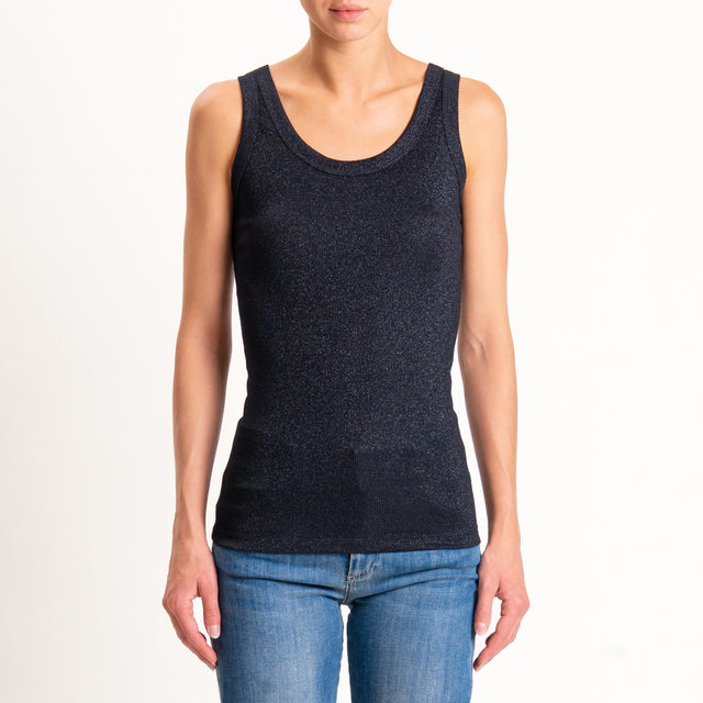 Vicolo-Top lurex - nero
