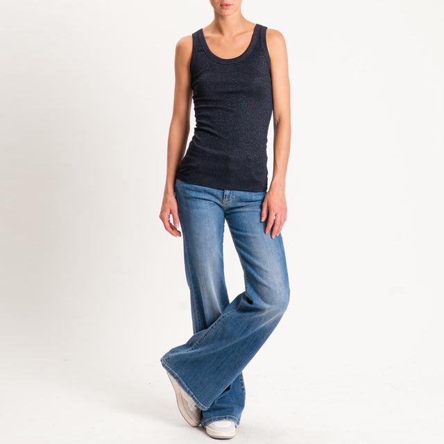Vicolo-Top lurex - nero