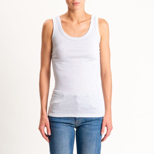 Vicolo-Top lurex - perla