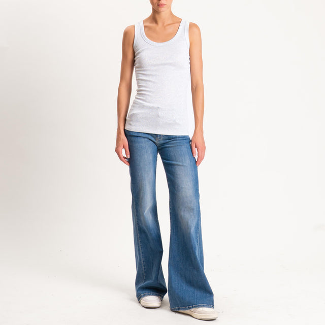Vicolo-Top lurex - perla