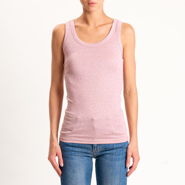 Vicolo-Top lurex - pink