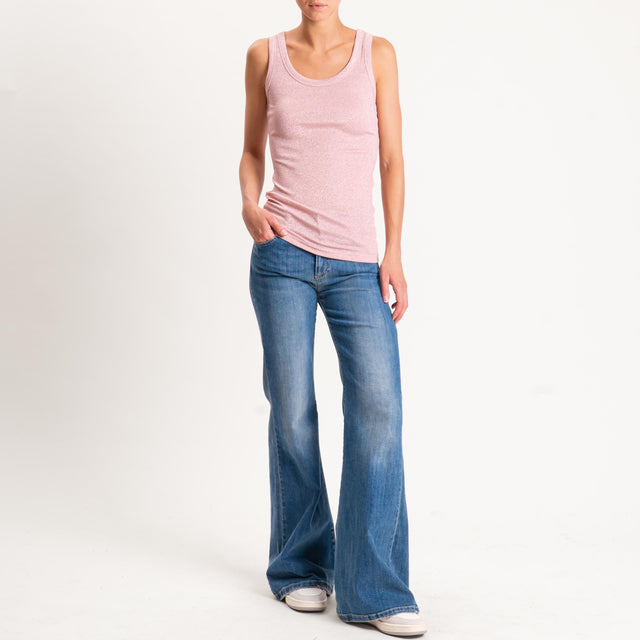 Vicolo-Top lurex - pink
