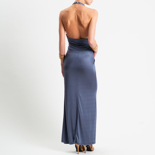 Vicolo-Abito marilyn in jersey - piombo