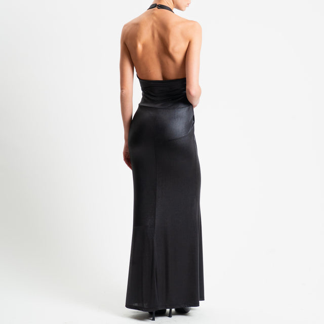 Vicolo-Abito marilyn in jersey - nero