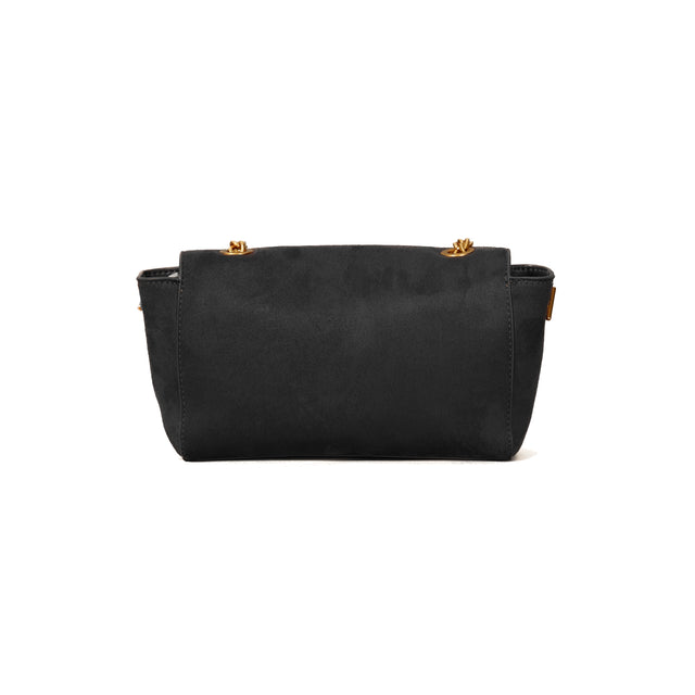 Vicolo-Borsa effetto suede - nero