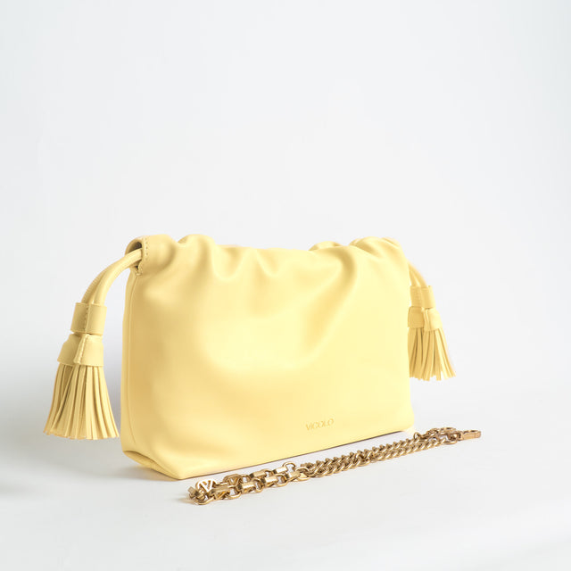 Vicolo-Borsa Tassel Small - giallo