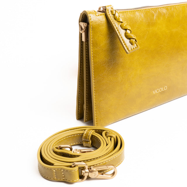 Vicolo-Borsa Croissant Vintage - olio
