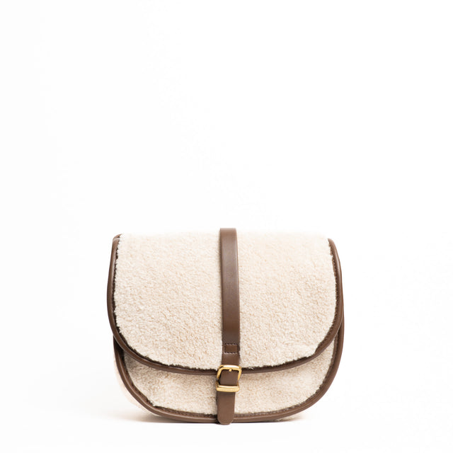 Vicolo-Borsa Winnie Hobo - burro/moro