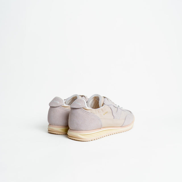 Victoria-Sneakers effetto camoscio doppio laccio - beige