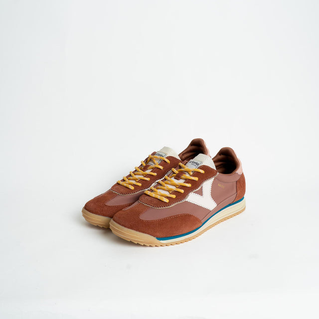 Victoria-Sneakers effetto camoscio - terra