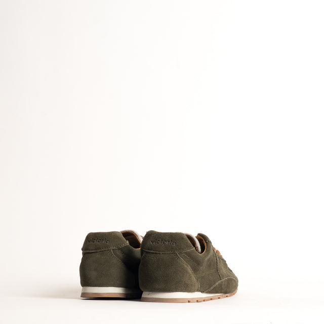 Victoria-Sneakers scamosciata con doppio laccio - kaki