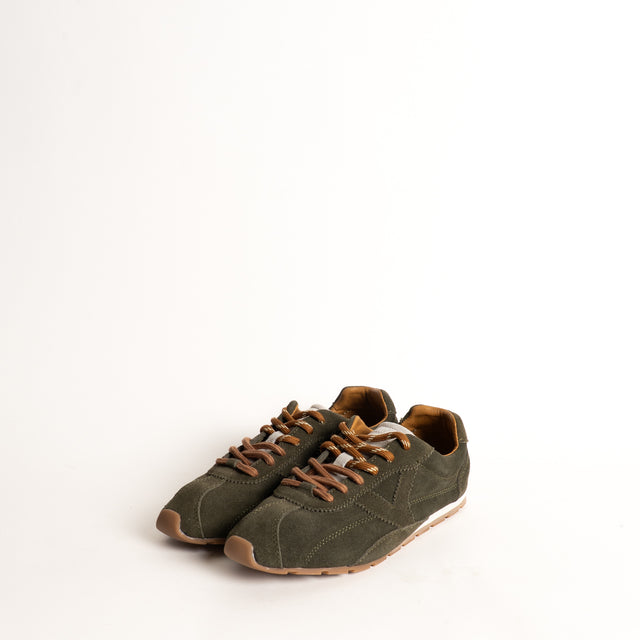 Victoria-Sneakers scamosciata con doppio laccio - kaki