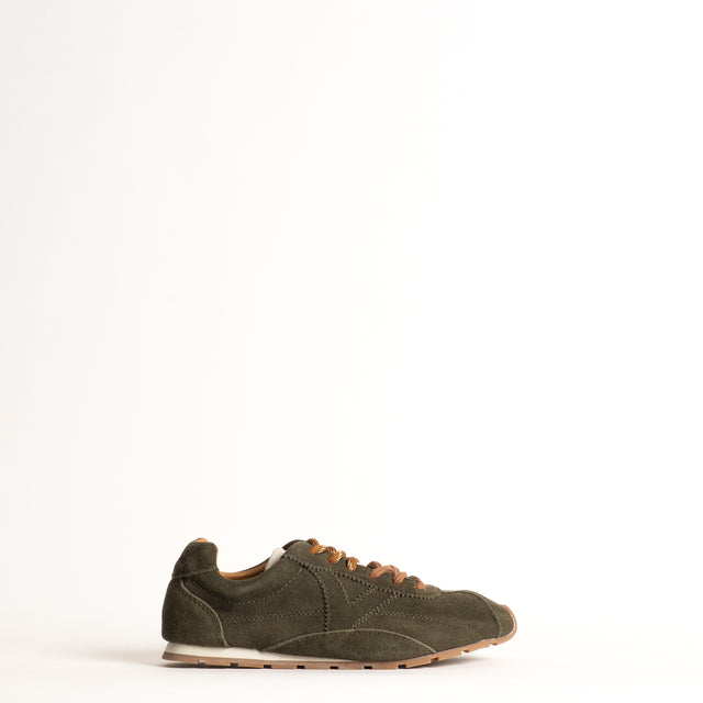 Victoria-Sneakers scamosciata con doppio laccio - kaki