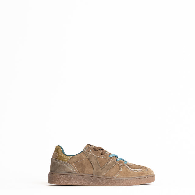 Victoria-Sneakers scamosciata con doppio laccio - taupe