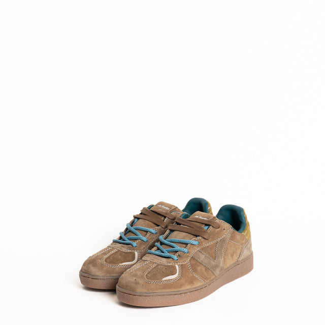 Victoria-Sneakers scamosciata con doppio laccio - taupe