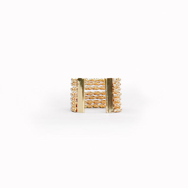 Pulsera rígida W by Whitemood-Torchon - oro