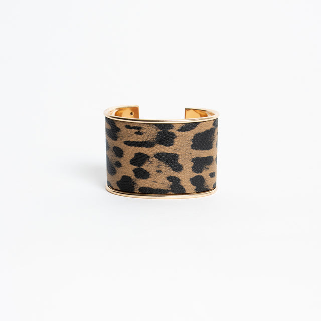 W by Whitemood -Bracciale rigido maculato - oro/moro/nero