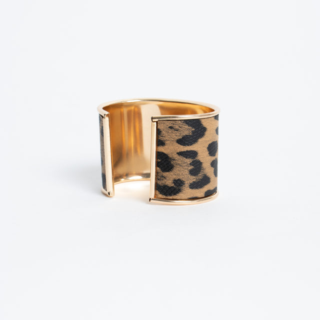 W by Whitemood -Bracciale rigido maculato - oro/moro/nero