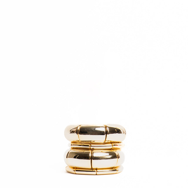 W by Whitemood-Set 4 bracciali elastici - gold