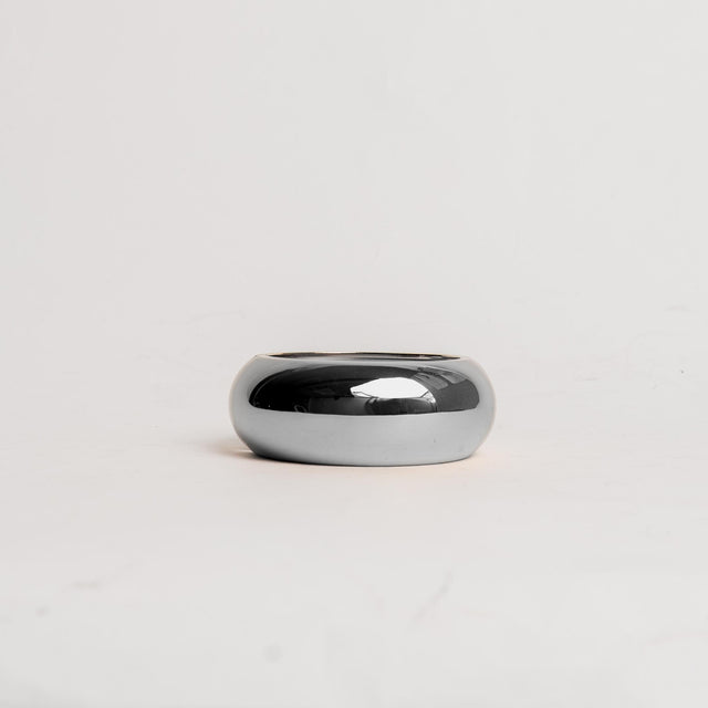 W by Whitemood-Bracciale rigido tondo lucido - silver