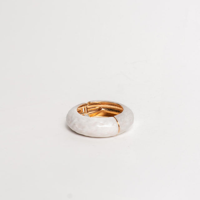 W by Whitemood-Bracciale rigido tondo - Bianco