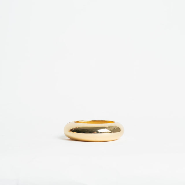 W by Whitemood-Bracciale rigido basso tondo lucido - gold