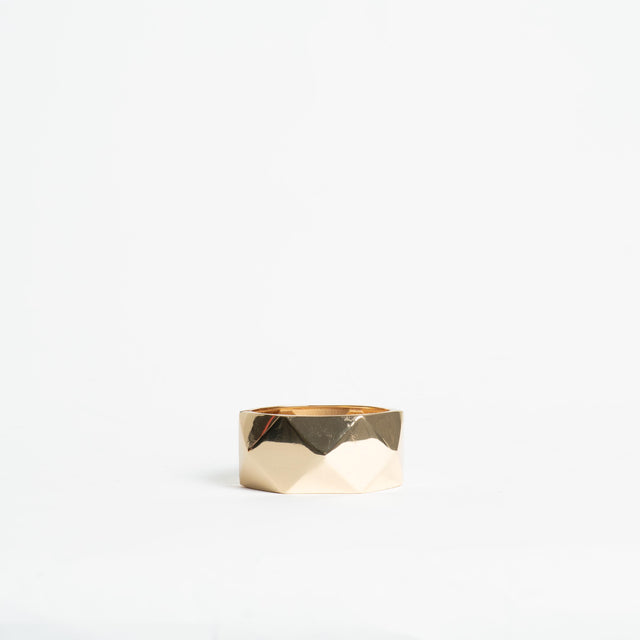 W by Whitemood-Bracciale rigido sfaccettato - gold