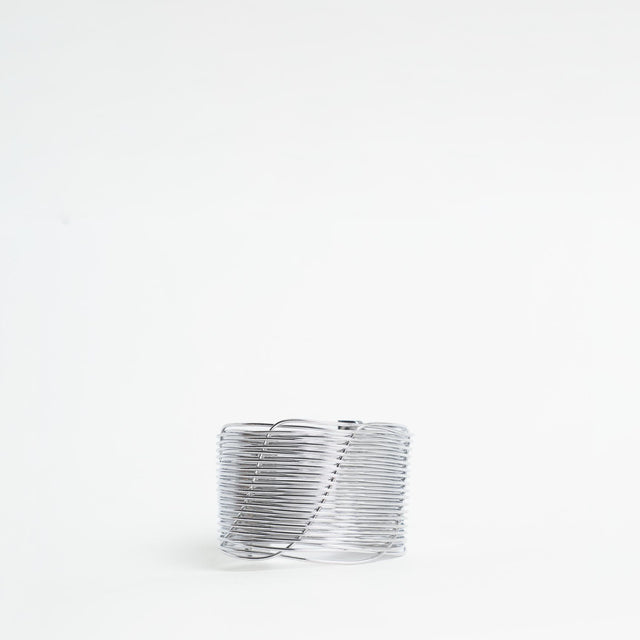 W by Whitemood-Bracciale polsiera multifilo - silver