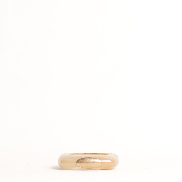W by Whitemood-Bracciale rigido squadrato - sand