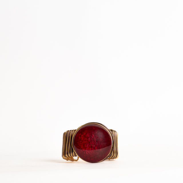 W by Whitemood-Bracciale rigido con pietra - india