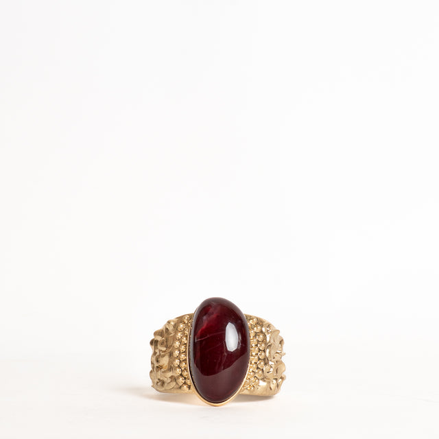 W by Whitemood-Bracciale increspato con pietra - india