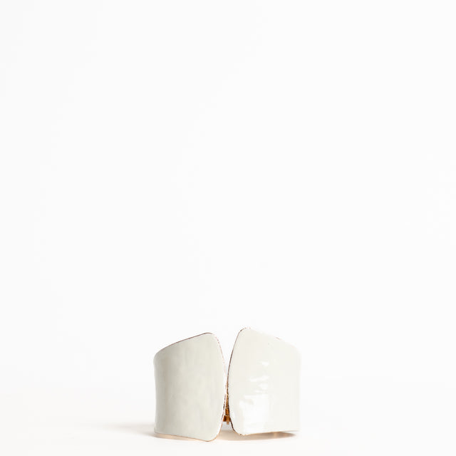 W by Whitemood-Bracciale rigido smaltato - panna