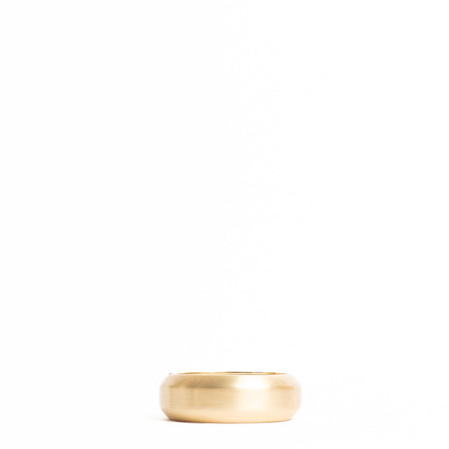 W by Whitemood - Matte round rigid bracelet - gold